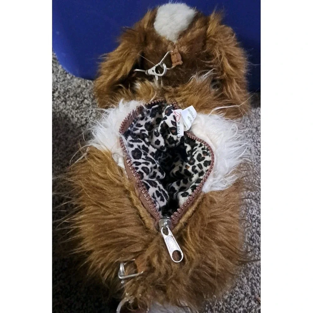 A Puppy At Heart Purse Handbag King Charles Spaniel Dog Plush Stuffie Purse